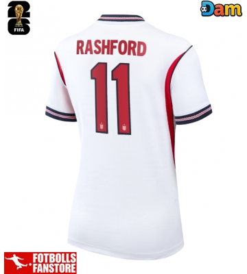 England Marcus Rashford #11 Hemmatröja Dam VM 2026 Kortärmad